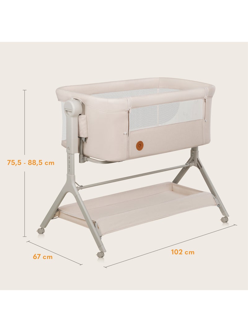 Cuna colecho 3 en 1 Leonie Plus de LIONELO - 0-9 kg - Altura e inclinación ajustables Beige - Kiabi
