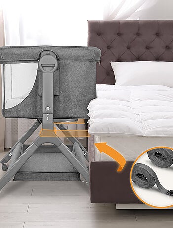 Cuna colecho 3 en 1 Leonie Plus de LIONELO - 0-9 kg - Altura e inclinación ajustables