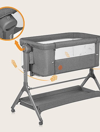Cuna colecho 3 en 1 Leonie Plus de LIONELO - 0-9 kg - Altura e inclinación ajustables