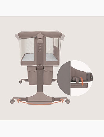 Cuna colecho 3 en 1 LIONELO Jodie - Cuna - Altura e inclinación regulables