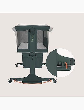 Cuna colecho 3 en 1 LIONELO Jodie - Cuna - Altura e inclinación regulables