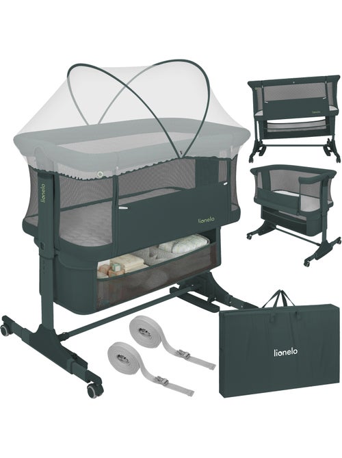 Cuna colecho 3 en 1 LIONELO Jodie - Cuna - Altura e inclinación regulables - Kiabi