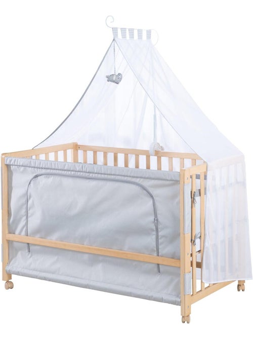 Cuna colecho con ropa de cama completa y ruedas con freno 'Roba' - Kiabi Cuna colecho con ropa de cama completa y ruedas con freno 'Roba' - Kiabi