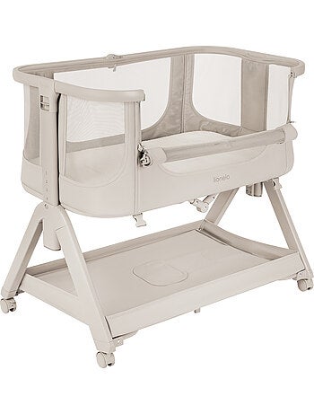 Cuna colecho convertible lionelo luna - 0-9 kg - colchón incluido - altura e inclinación regulables