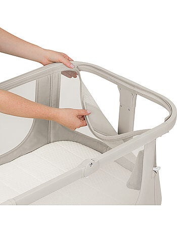 Cuna colecho convertible lionelo luna - 0-9 kg - colchón incluido - altura e inclinación regulables