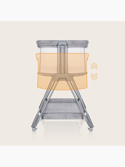 Cuna colecho convertible LIONELO Luna - 0-9 kg - Colchón incluido - Altura e inclinación regulables - Kiabi Cuna colecho convertible LIONELO Luna - 0-9 kg - Colchón incluido - Altura e inclinación regulables - Kiabi