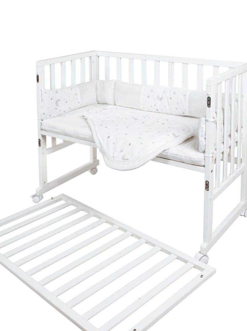 Cuna colecho evolutiva 3 en 1 + ropa de cama - ROBA 'Safe Asleep®' Blanco - Kiabi