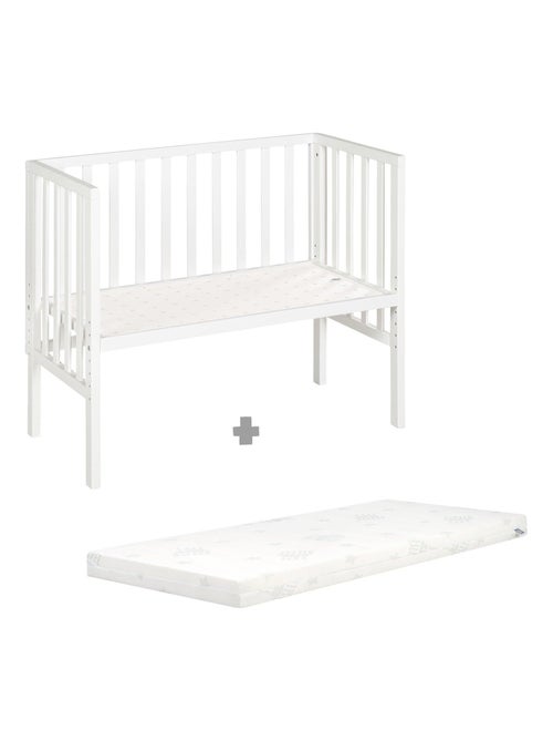 Cuna colecho para recién nacido con colchón transpirable y barrera de tela 'Roba' - Kiabi