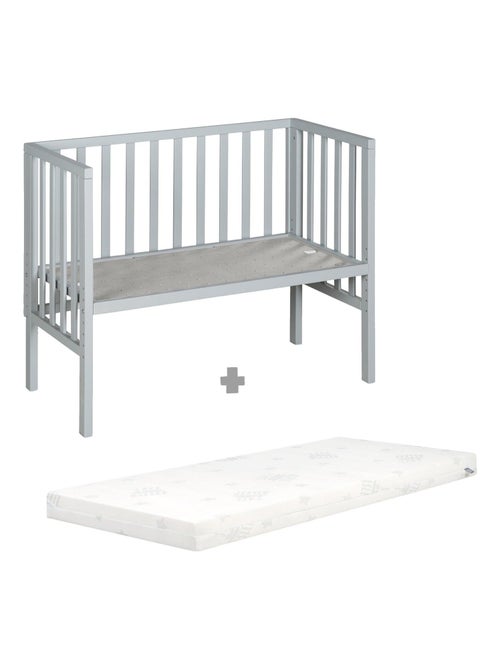 Cuna colecho para recién nacido con colchón transpirable y barrera de tela 'Roba' - Kiabi