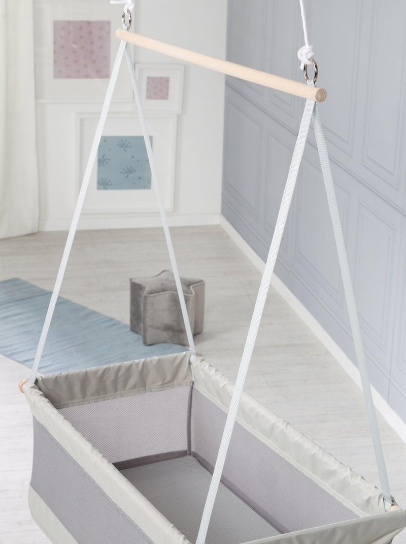 Cuna colgante + colchón - ROBA 'safe asleep®' Gris blanco - Kiabi