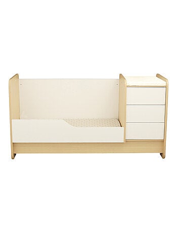 Cuna combinada 140x70 evolutiva en 90x190 con cómoda cambiador de 3 - SAUTHON