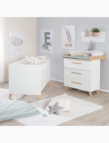 Cuna combinada minimalista 70 × 140 cm Leon Roba