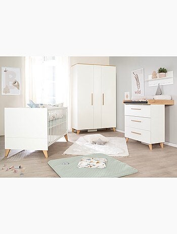 Cuna combinada minimalista 70 × 140 cm Leon Roba