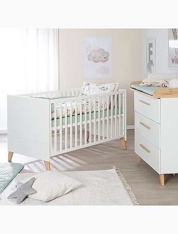 Cuna combinada minimalista 70 × 140 cm Leon Roba