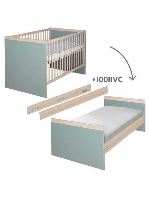 Cuna combinada minimalista 70 × 140 cm Selva Roba - Kiabi Cuna combinada minimalista 70 × 140 cm Selva Roba - Kiabi