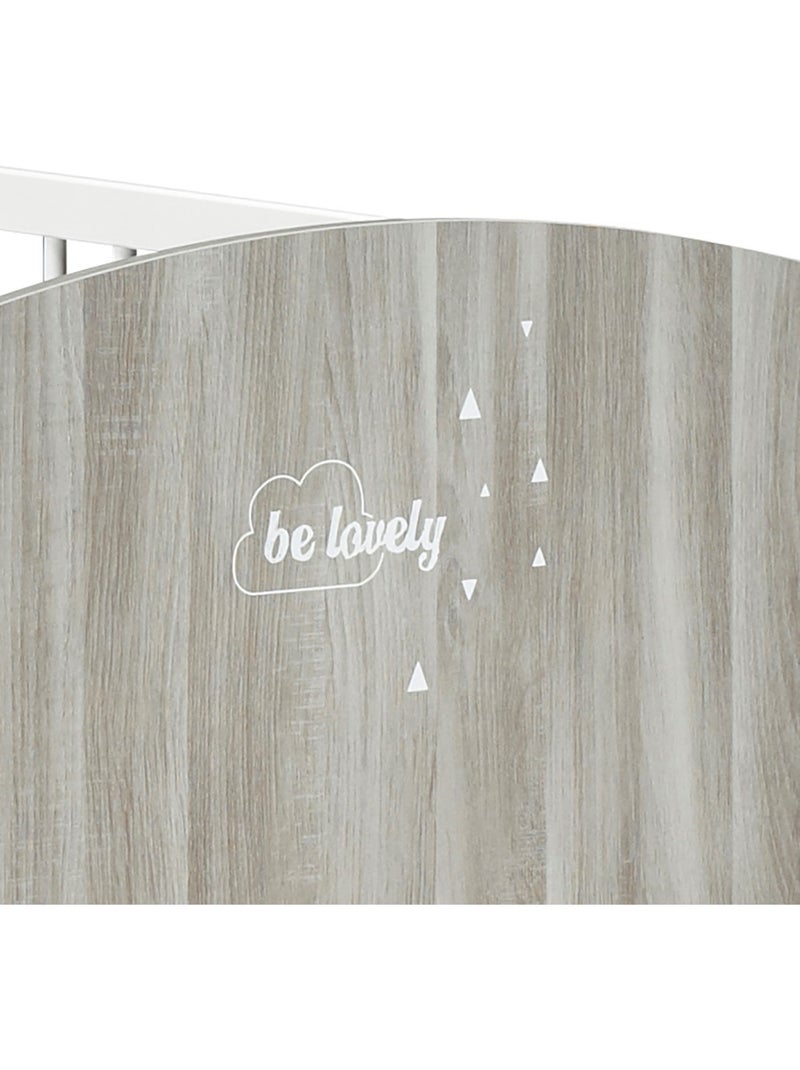 Cuna con barrotes - BABYPRICE Gris - Kiabi