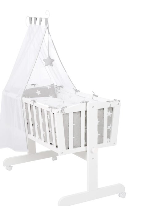 Cuna con ropa de cama completa estampada con estrellas - ROBA 'Little Stars' - Kiabi
