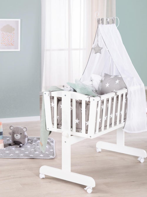 Cuna con ropa de cama completa estampada con estrellas - ROBA 'Little Stars' - Kiabi