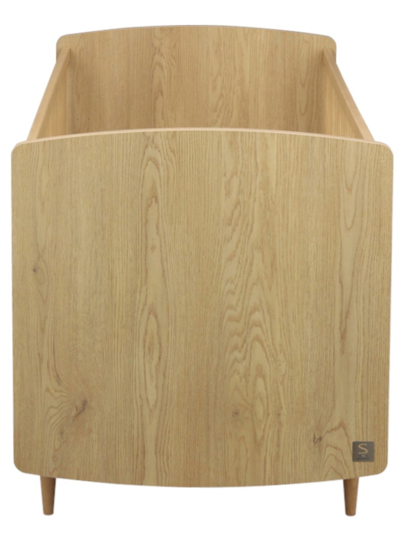 Cuna convertible 70x140 - Little Big Bed en madera, decoración roble - SAUTHON Marrón - Kiabi