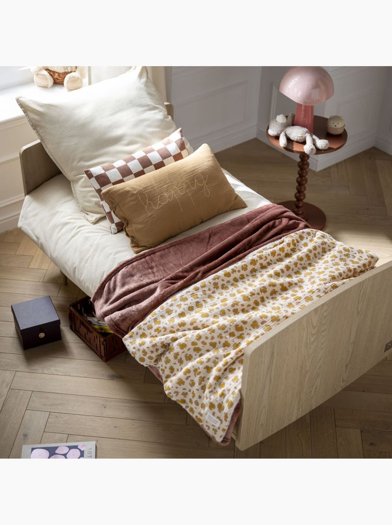 Cuna convertible My Love, cama convertible 140x70 y cómoda - Roble - SAUTHON Marrón - Kiabi