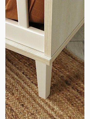 Cuna de 120 x 60 cm con patas - acabado en madera de haya - SAUTHON