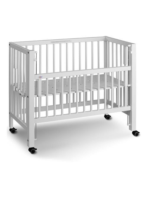 Cuna de colecho blanca con barreras deslizantes, sophie | Tissi - Kiabi