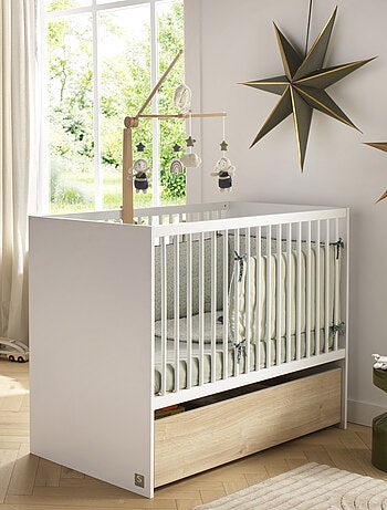 Cuna de láminas 120x60 con cabezales - SAUTHON