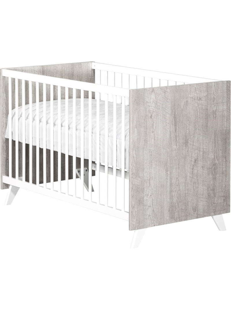 Cuna de madera - babyprice Blanco Gris - Kiabi