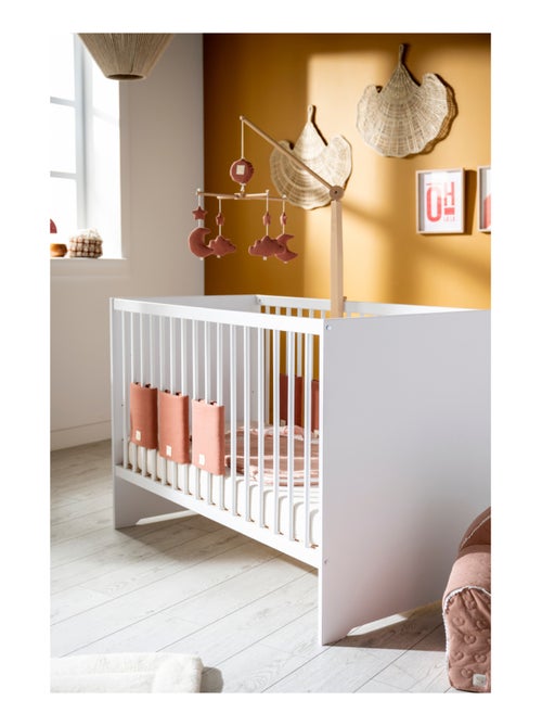 Cuna de madera blanca 120 x - babyprice - Kiabi