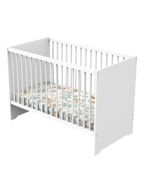 Cuna de madera blanca 120 x - babyprice - Kiabi