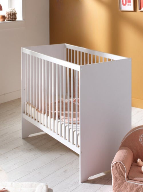 Cuna de madera blanca 120 x - babyprice - Kiabi