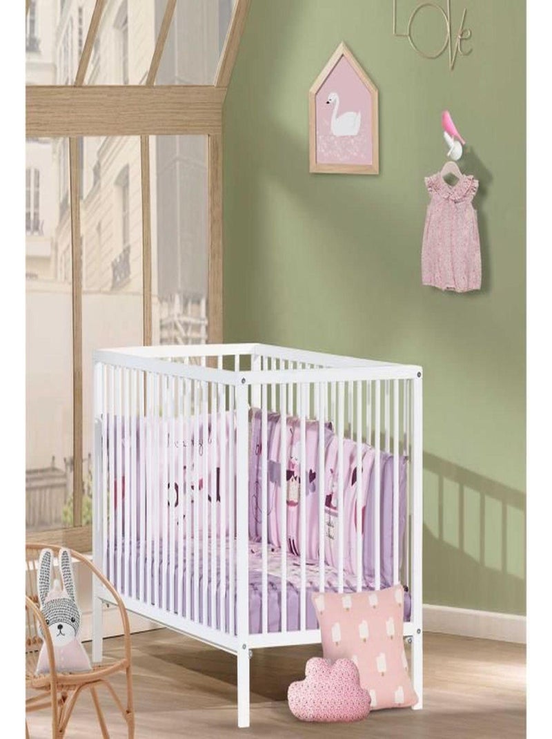 Cuna de madera con - BABYPRICE Blanco - Kiabi