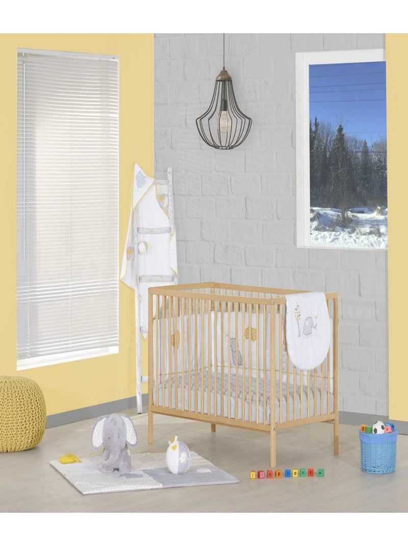 Cuna de madera con - BABYPRICE Marrón - Kiabi