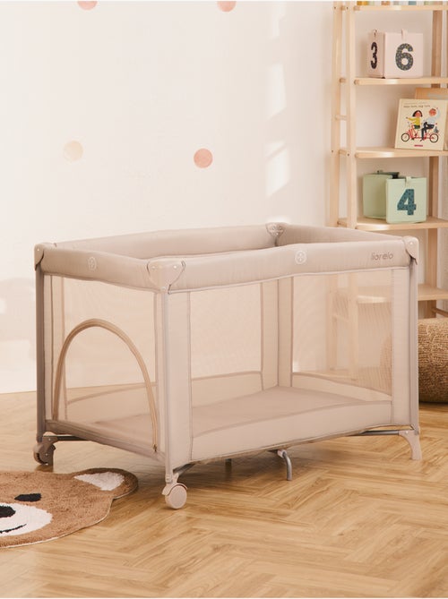 Cuna de viaje 2 en 1 LIONELO Amelie - Parque infantil - Ligera - Ruedas - 0-36 meses - Bolsa incluid - Kiabi