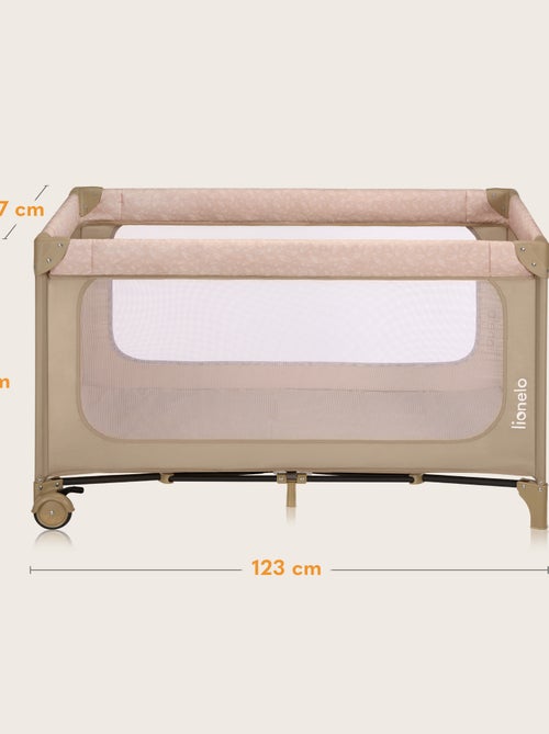 Cuna de viaje 2 en 1 LIONELO Jasmin - Parque infantil - Plegado rápido - Ruedas - 0-36 meses - Bolsi - Kiabi