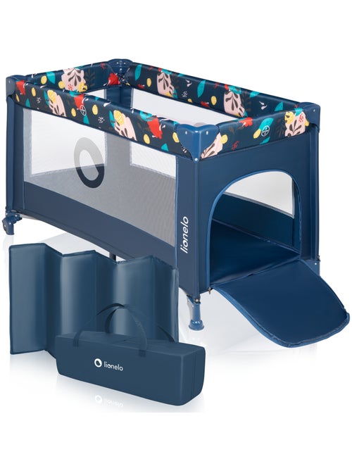 Cuna de viaje 2 en 1 Stefi LIONELO - Parque infantil - 125 x 65 cm - Ruedas - 0-36 meses - Bolsa inc - Kiabi