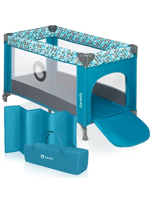 Cuna de viaje 2 en 1 Stefi LIONELO - Parque infantil - 125 x 65 cm - Ruedas - 0-36 meses - Bolsa inc - Kiabi