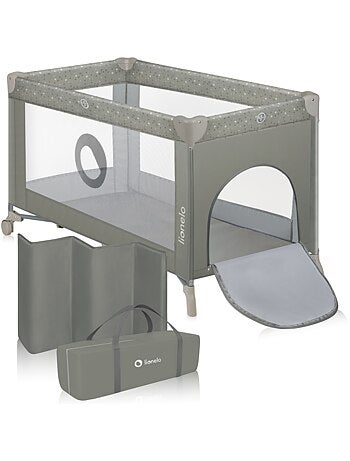 Cuna de viaje 2 en 1 Stefi LIONELO - Parque infantil - 125 x 65 cm - Ruedas - 0-36 meses - Bolsa inc