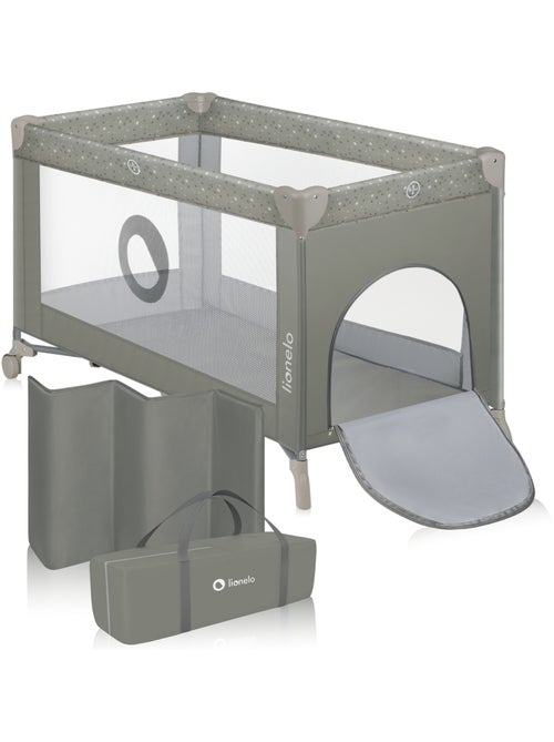 Cuna de viaje 2 en 1 Stefi LIONELO - Parque infantil - 125 x 65 cm - Ruedas - 0-36 meses - Bolsa inc - Kiabi