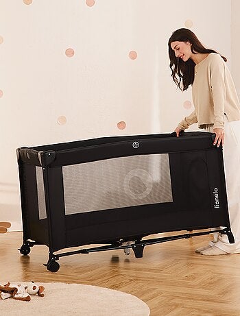 Cuna de viaje 2 en 1 Stefi LIONELO - Parque infantil - 125 x 65 cm - Ruedas - 0-36 meses - Bolsa inc