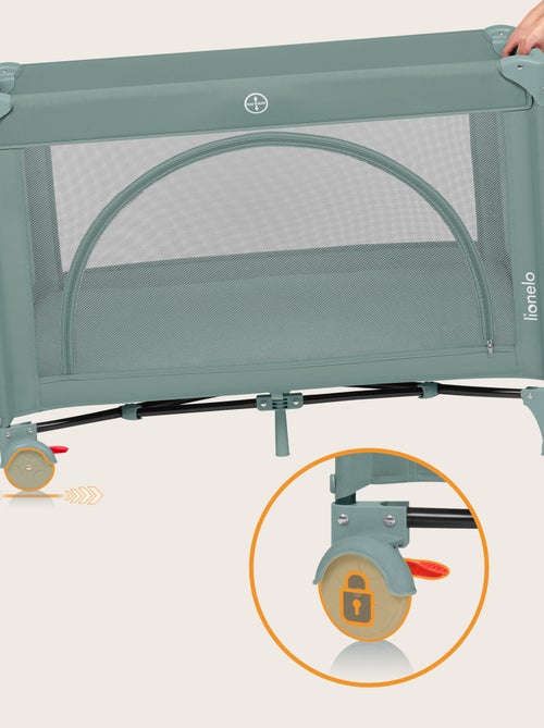 Cuna de viaje 3 en 1 LIONELO Laura - Parque infantil - Colchón de alta densidad - Ruedas - 0-36 mese - Kiabi Cuna de viaje 3 en 1 LIONELO Laura - Parque infantil - Colchón de alta densidad - Ruedas - 0-36 mese - Kiabi