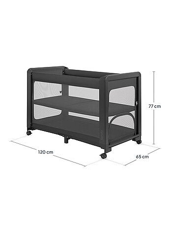 Cuna de viaje 3 en 1 LIONELO Patty - Cuna colecho - Parque infantil - Plegable - Colchón de alta den