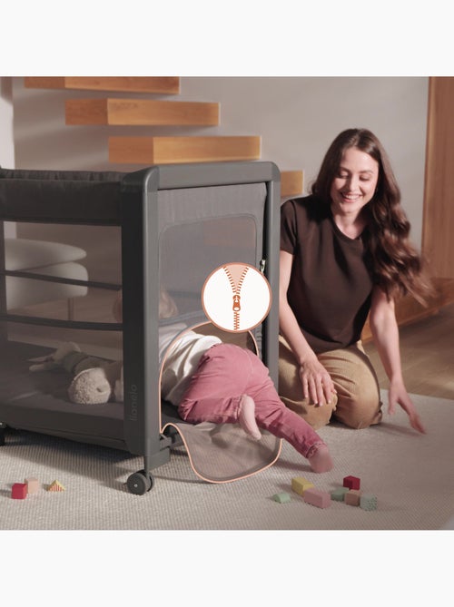 Cuna de viaje 3 en 1 LIONELO Patty - Cuna colecho - Parque infantil - Plegable - Colchón de alta den - Kiabi Cuna de viaje 3 en 1 LIONELO Patty - Cuna colecho - Parque infantil - Plegable - Colchón de alta den - Kiabi