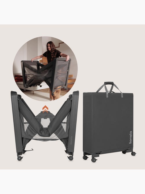 Cuna de viaje 3 en 1 LIONELO Patty - Cuna colecho - Parque infantil - Plegable - Colchón de alta den - Kiabi Cuna de viaje 3 en 1 LIONELO Patty - Cuna colecho - Parque infantil - Plegable - Colchón de alta den - Kiabi