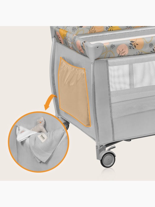 Cuna de viaje 3 en 1 LIONELO Stefi Plus - Parque infantil - Colchón de alta densidad - Ruedas - 0-36 - Kiabi
