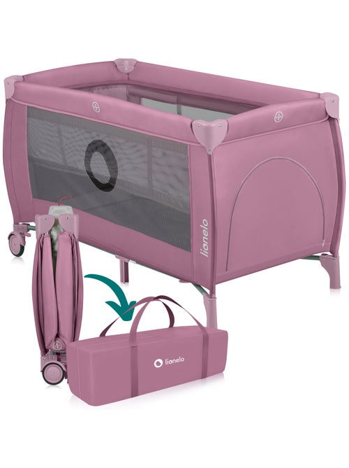 Cuna de viaje 3 en 1 LIONELO Stefi Plus - Parque infantil - Colchón de alta densidad - Ruedas - 0-36 - Kiabi