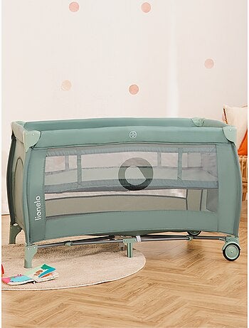 Cuna de viaje 3 en 1 LIONELO Stefi Plus - Parque infantil - Colchón de alta densidad - Ruedas - 0-36