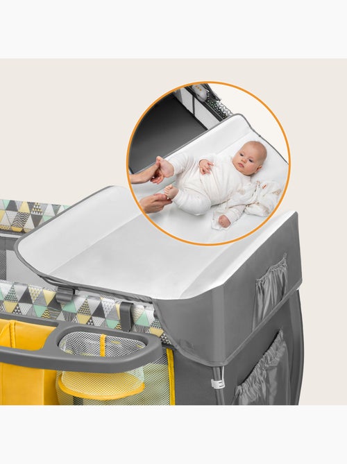 Cuna de viaje 3 en 1 LIONELO Sven Plus - Parque infantil - 0-36 meses - Cambiador - Mosquitera - Kiabi