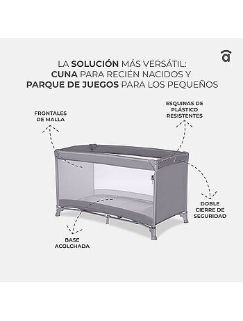 Cuna de viaje Creta Asalvo
