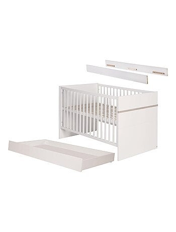 Cuna evolutiva con cajón - Convertible en cama infantil - Altura ajustable - 'Roba moritz'